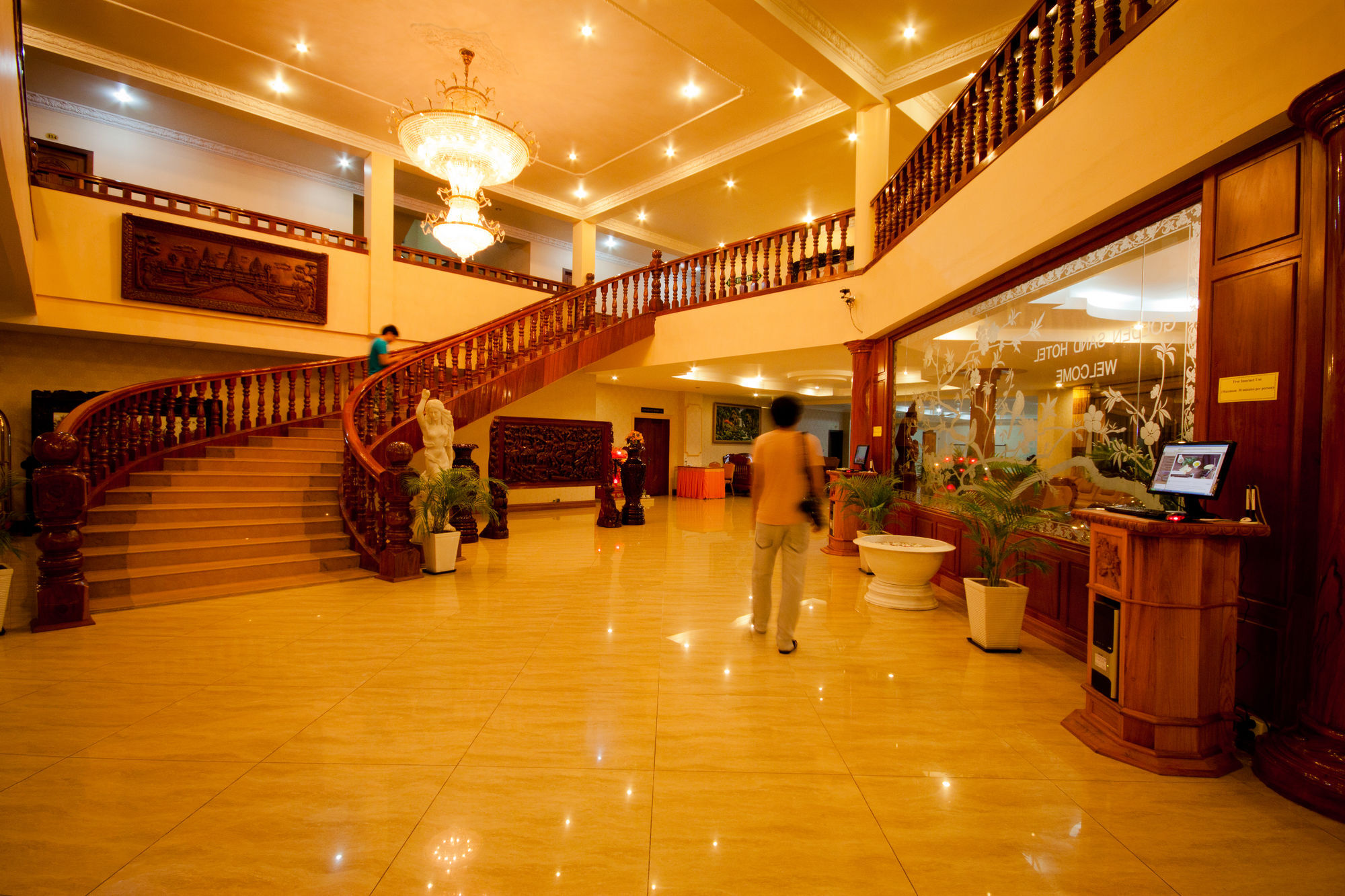 Golden Sand Hotel Сиануквиль Интерьер фото